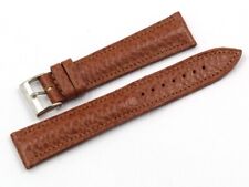 Breitling Cinturino Ansa 19mm Pelle Martellata Colore Cognac Vintage Originale