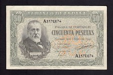 F.C. 50 PESETAS 1940 , SERIE A