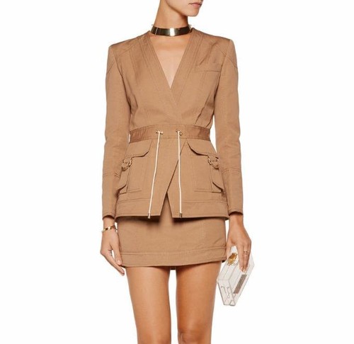 Abito balmain beige cotone - abito,