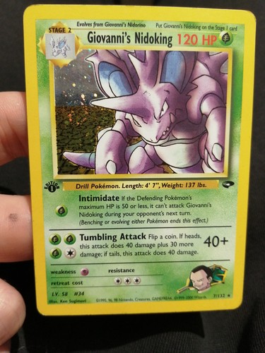Pokemon giovanni nidoking - pokemon, giovanni's