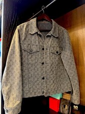 Louis Vuitton Logo Print Blue