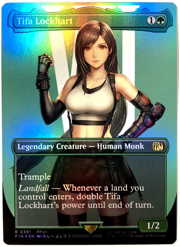 Mtg tifa lockhart borderless - mtg,