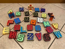 Lotto 31 Alphabots Transformers Alfabeto e Numeri Robot