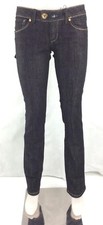 CLINK JEANS ISOL/C PANTALONI DONNA SEMI ELASTICIZZATO NERO IMPUNTURE ORO V/BASSA
