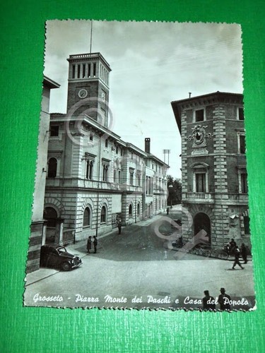 Cartolina grosseto piazza - cartolina,