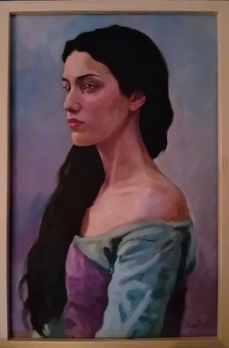 Mio dipinto olio tela - olio, su