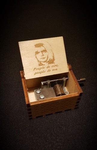 Box musicale legno - legno, france