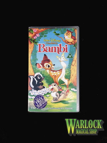 Bambi classic disney vhs - classic,