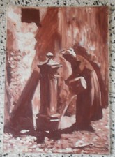 QUADRO DIPINTO AD OLIO SU TELA