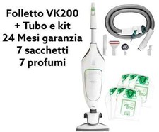 Folletto VK200 LED Sacchetti ORIGINALI Profumi 24M Garanzia + Tubo e ACCESSORI