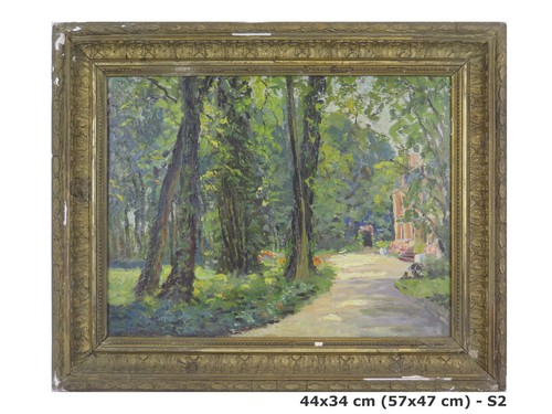 Quadro antico stile - in,