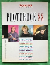 PHOTOROCK Raro LIBRO FOTOGRAFICO Italy MADONNA Michael JACKSON Vasco ROSSI STING