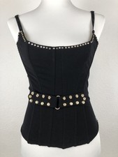 VDP CORPETTO DONNA TG. 44 WOMAN CASUAL VINTAGE TOP CON BORCHIE