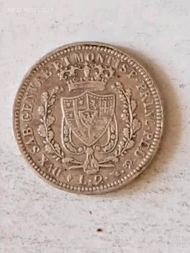Lire carlo felice rare - felice, 1826