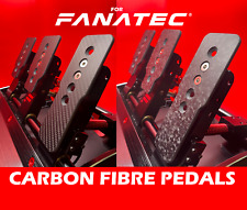 Pedaliere in vera fibra di carbonio per pedali Fanatec Clubsport V3