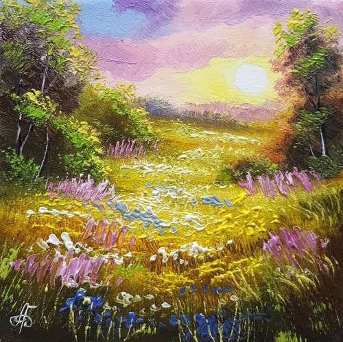 Paesaggio estivo originale