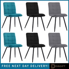 SEDIE DA PRANZO IN VELLUTO