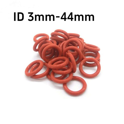 Ring silicone rosso - in,