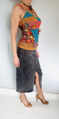 Top maille crochet save the - en,