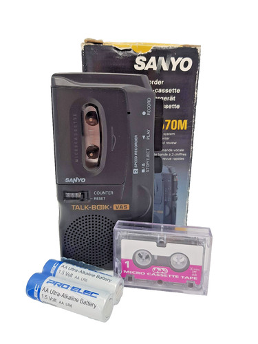 Sanyo trc 570m microcassette - sanyo,