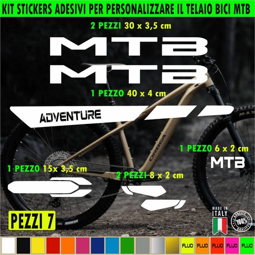 Kit adesivi telaio bici - 7,