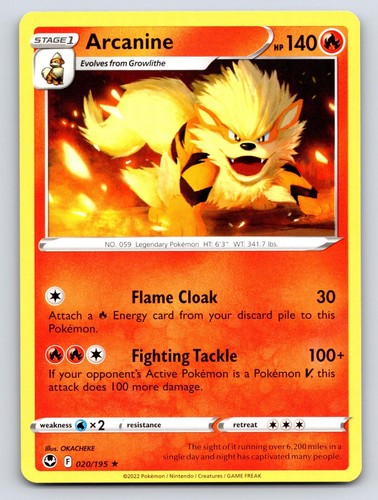 Arcanine 020 195 - 020/195, silver