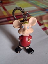 TOPO GIGIO GRANDE TORINO Portachiavi Vintage anni '70 Pvc Calcio MOLTO RARO