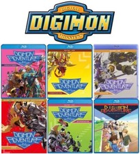 DIGIMON ADVENTURES TRI SEASONS 1-5 + LAST Evolution Kizuna NEW!!! Blu-ray + DVD