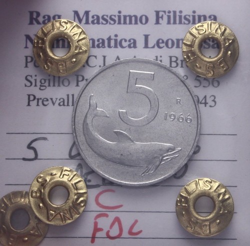 Italia repubblica 5 lire - italia,