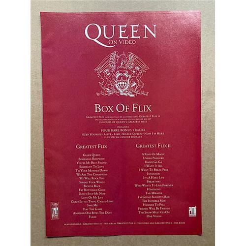 Queen box flix memorabilia - queen,