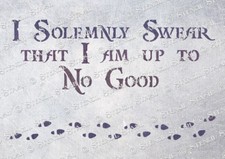 Hogwarts No Good STENCIL 3