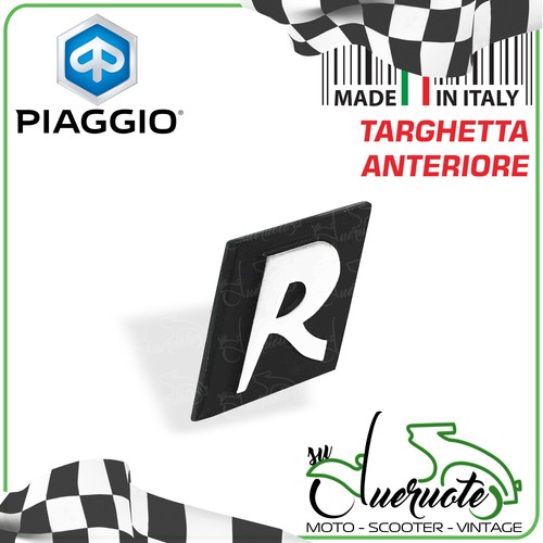 Targhetta anteriore scritta - anteriore,