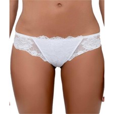 Sexy slip bianco in pizzo