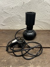 Lampada da tavolo vintage Arteluce / Sarfatti 600P design italiano base pelle nera