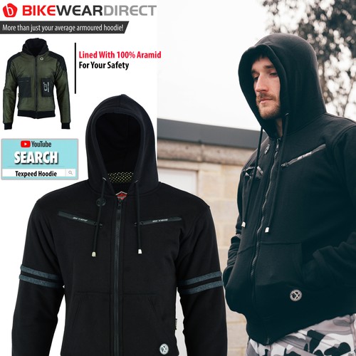 Giacca moto felpa con - giacca,