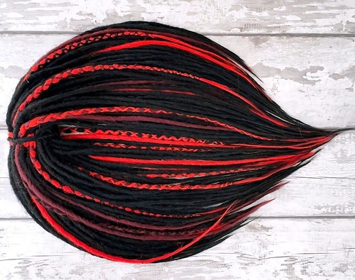 Dreadlocks sintetici nero - sintetici,