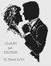 Punto Croce Matrimonio Kit