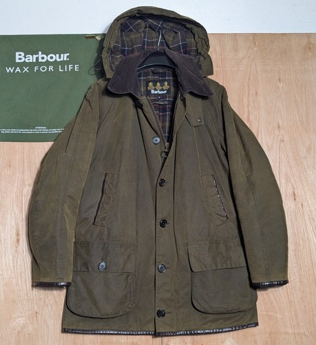 Barbour longhurst wax jacket - barbour,