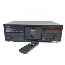 TEAC V-2020S Cassetta Piastra con Telecomando Usato Lettore Audio Graffiato Top