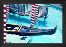 gondola barca con cornice wall