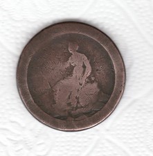 N  96   INGHILTERRA   RARA  MONETA  1   PENNY   1797