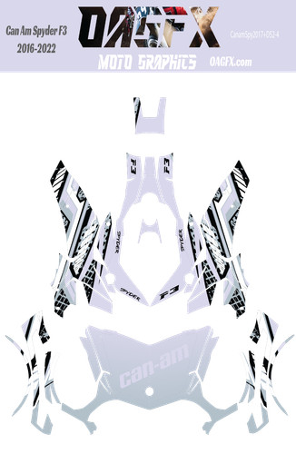 Kit grafica can spyder f3 - can, am