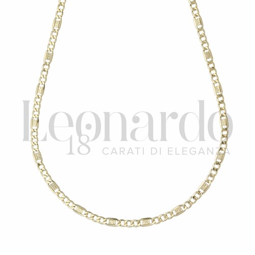 Collana uomo catena piatta - , oro