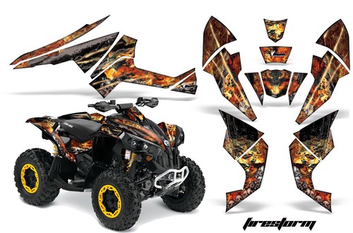 Kit grafico adesivi atv - kit,