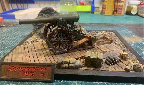Modello cannone ippopotamo - modello,