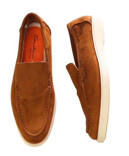 990 santoni brown suede - santoni,