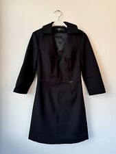Abito a maniche lunghe con scollo a V Elisabetta Franchi Donna 40 Nero Pre Owned