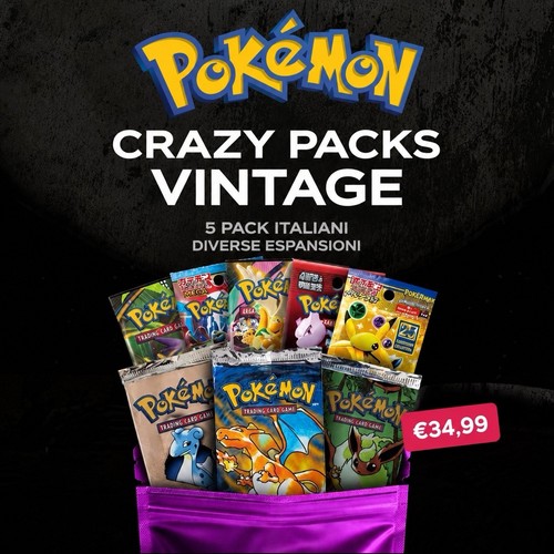 Crazy packs vintage pokémon - packs,