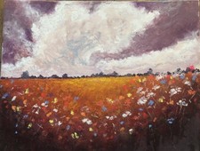 Tavola dipinto olio originale