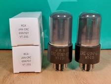 Coppia tubi vetro grigio RCA